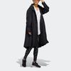 adidas Womens Light Woven Long Jacket Black Women Streetwear FM5184