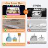 Glow-in-the-Dark Sand Art Kit for Kids, 7-Color Adjustable LED Light Box, Creative Drawing Toy, 40x28x9cm