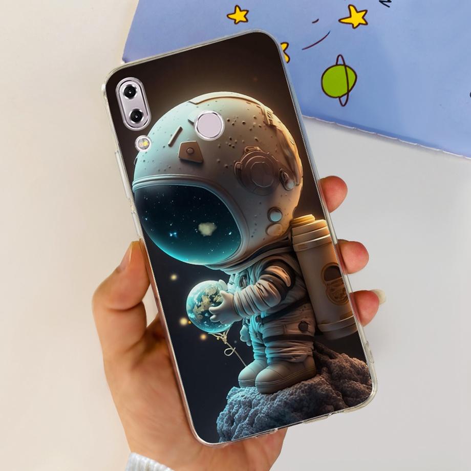 For Asus Zenfone 5 ZE620KL ZF620KL Cover Case Fundas Soft Silicone TPU Clear Phone Cases Protective Coque Astronaut Butterfly