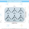 Airplane Fondant Silicone Mold, 3D Airplane Ice Cube Tray, Aircraft Silicone Chocolate Candy Mold, Airplane Shape Baking Mould for Mousse, Jellies,