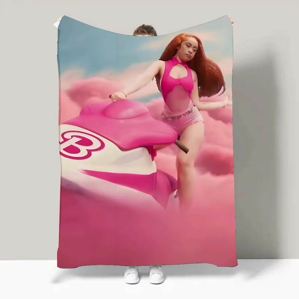 I-ice s-Spice Rapper Blanket Design Lightweight  For Dorms, Naps, Living Room, Office,Sofa,All-Season