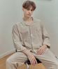 [May Flower] Long Sleeve Pure Cotton Men's Plus Size Pajama Set [Shipped from Korea] 100% Authentic