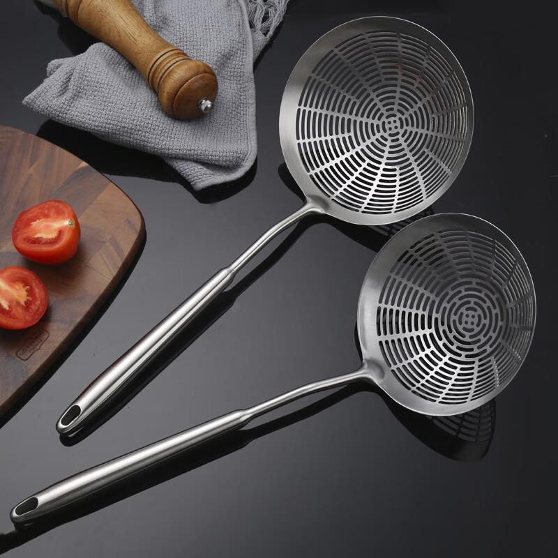 304 Edelstahl Feinsieb-Schaumlöffel mit Palisandergriff