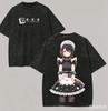 Zenless Zone Zero Washed T-shirt Anime Lover Harajuku New Model Oversized Vintage Loose Streetwear Classic Unisex High Quality