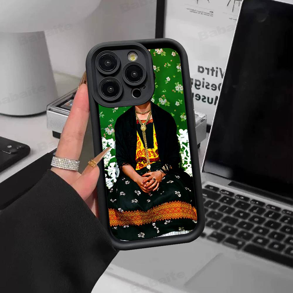 Fashion F-Frida K-KahlosS Phone Case For IPhone 11 12 13 16 15 17 14 Pro Max Soft Funda Silicone Cover