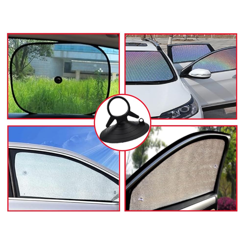 GYWHOOFT 40pcs Black Suction Cup Sunshade Suction Cup Car Sun Shade Suction Cup Long