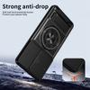 KEYSION Magnetic Phone Case for HONOR X8d Slide Camera Protection Upright Kickstand 360°Ring Shockproof Back Cover for Honor X8d