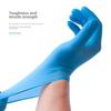 Inkco 50-Pack Disposable Nitrile PVC Gloves - Food Safe, Waterproof, for Kitchen & Cleaning