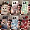 For Vivo IQOO Z10 Turbo Pro Turbo+ Case Clear Silicone Jelly Soft TPU Back Cover For IQOO Neo 10 Capa Cute Rabbit Cat Phone Case