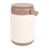 Insulated Food Container 304 Stainless Steel Portable Vacuum Insulated Lunch Box Hot Food Jar for Adults Students Brown