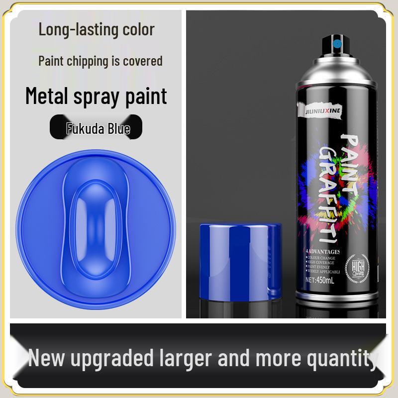 Rustproof Metallic Hand-Spray Paint: Anti-Corrosion, High-Temperature, Waterproof, White Refinishing for Rust Removal