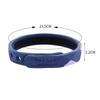 Adjustable 3D Silicone Anti-static Bracelet with Negative Ions - Waterproof & Minimalist Design