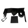 Empty Flower Gift Box Gift Packaging for Celebrations Anniversary Valentines Black