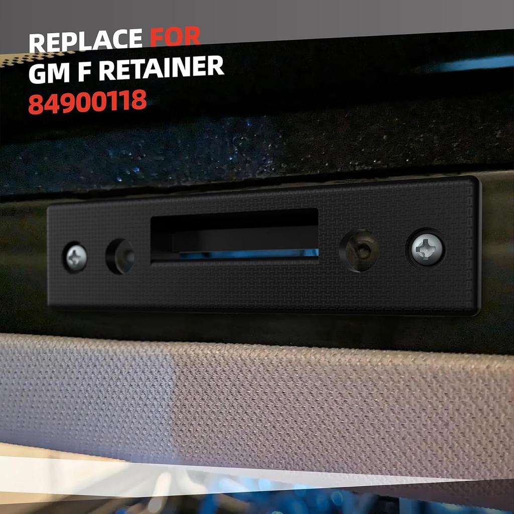 Rear Moonroof Latch, Rev 2 - GM F Retainer 84900118 Sunroof Lock Compatible with Chevy Traverse, GMC Acadia, Buick Enclave Rear Sliding Moonroof