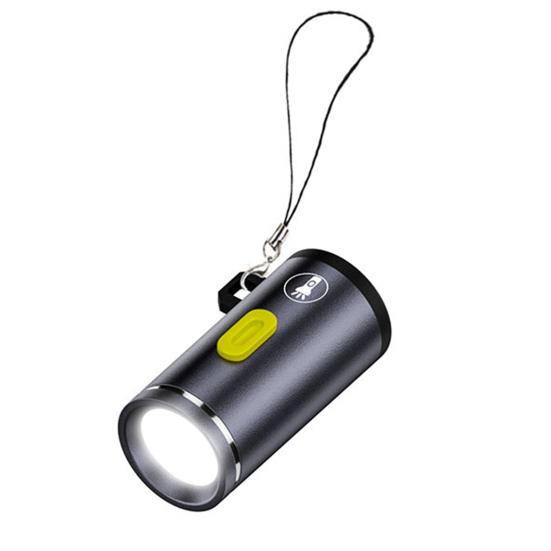 Outdoor Mini Flashlight USB Rechargeable High Lumens Aluminum Alloy Ultra