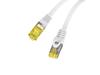 Patchcord Lanberg S/FTP kat.6A 0,25m LSZH CU fluke passed szary