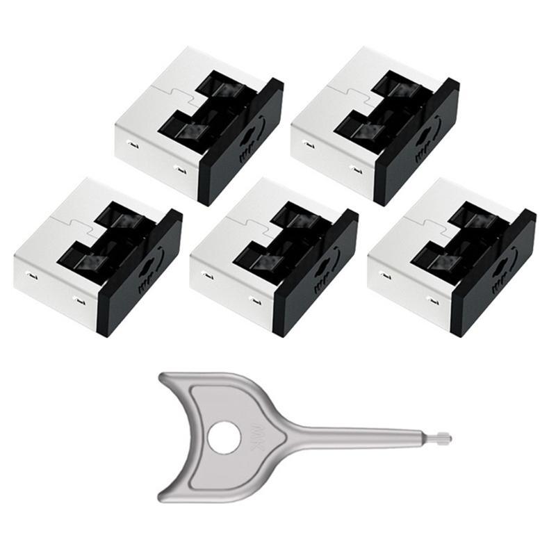 Universal USB Port Lock Keyless Computer Security Device Removable Anti Dust Protector Metal PC Material