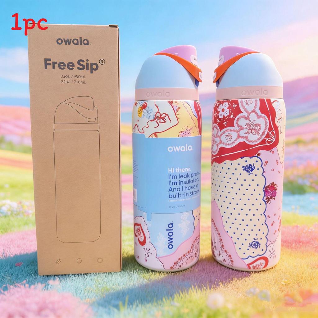 Sports Insulated Cup With Straws And Lock For Travel And Home Use