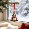 Winter Holiday Home Decor Patriotic Christmas Tree Ornaments, Acrylic Pendant for Independence Day, Decorative Pendants Indoor Outdoor Hanging Living