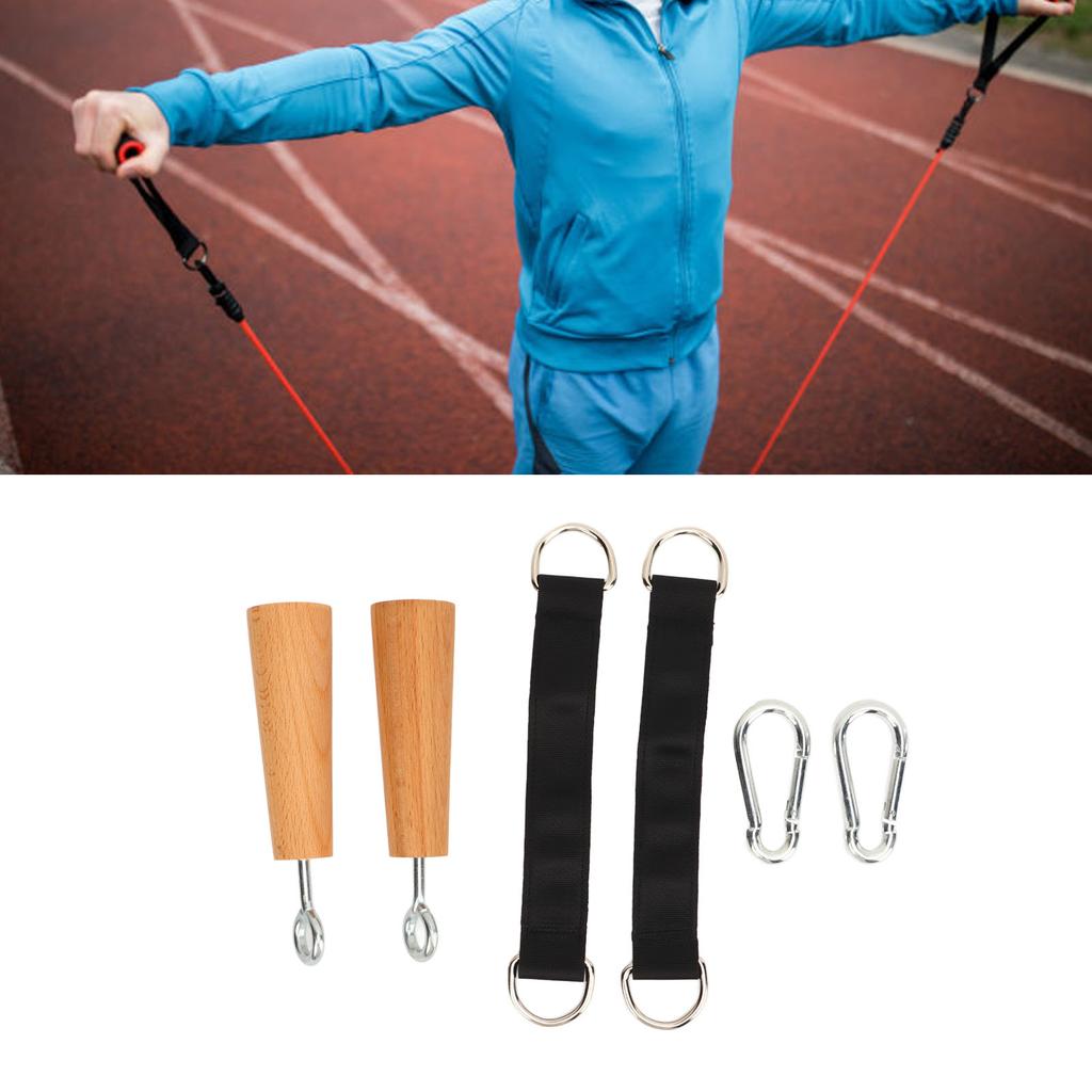 Wooden Pull Up Balls Rock Climbing Holds Training Set Arm Strength Trainer Pull Up Ball