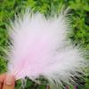 50Pcsdiy Color Feather Full Fleece Turkey Feather Clothing Antique Headdress Pet Toy Handicraft Decoration