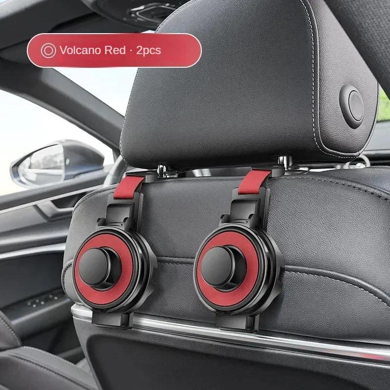 3 In 1 Car Headrest Cup Holder and Hook Multifunctional Cup Holder and Cell Phone Holder Car Headrest Hooks Car Accessories