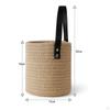 Hand Woven Hanging Basket Multipurpose Storage Organizer Rope
