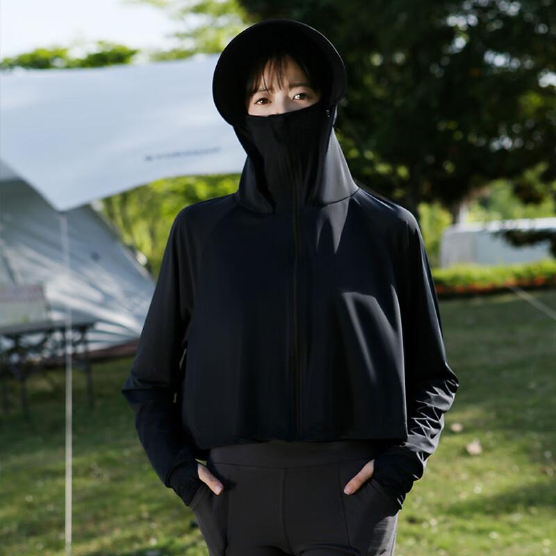 Zuo You Zhuo Women s Summer Ice Silk UV Sun Hoodie with Removable Brim One Size (Fits 40-70kg)