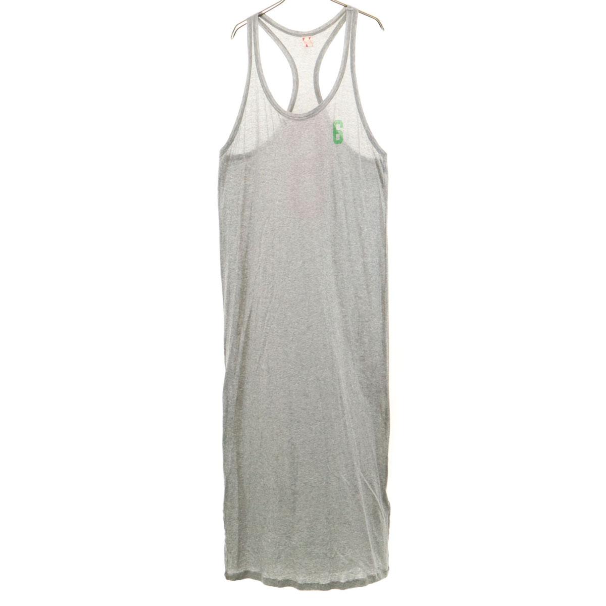 

NOLITA made in Italy No sleeve Long dress 40 gray Women Used