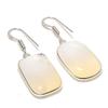 Natural Dendrite Opal Gemstone 925 Sterling Silver Jewelry Earring 1.62" AE-12422