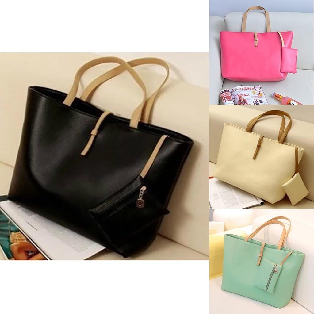 Stylish And Versatile Faux Leather Shoulder Bag For Women With Multiple Storage Options