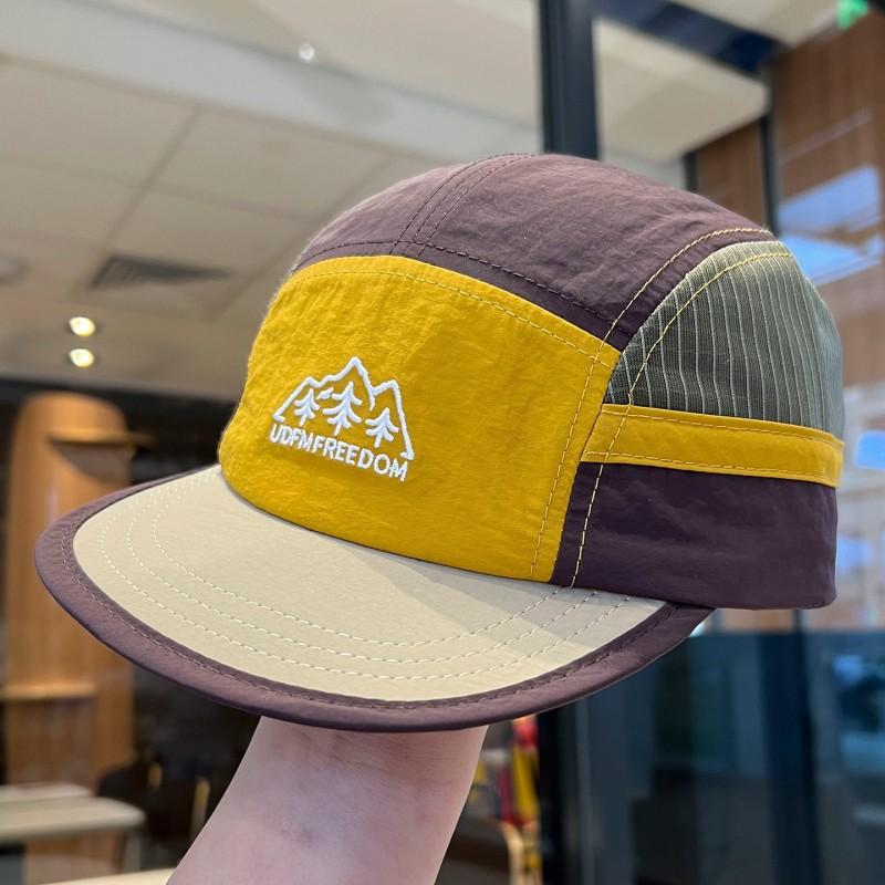 Mountain-Style Quick-Drying Mesh Hat for Camping and Hiking Short-Brimmed Hat for Women Versatile Baseball Cap for Spring Summer