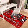 Tampa Bay Buccaneers Helm Bereichsteppich für Büro, Stuhlmatte, Dekorativer Teppich Wohnzimmer Matte, Große Größe Fan Geschenke Weihnachtsgeschenke