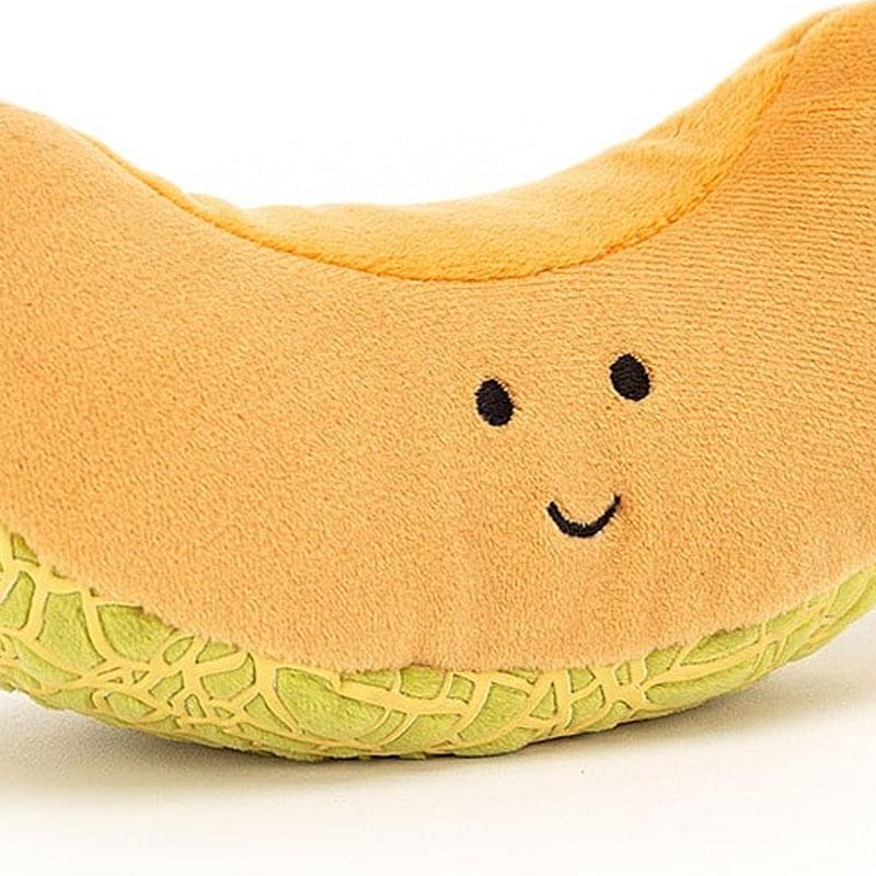 JELLYCAT Food Series Fabulous Fruit Cantaloupe Cute Doll Plush Doll 7cm Height
