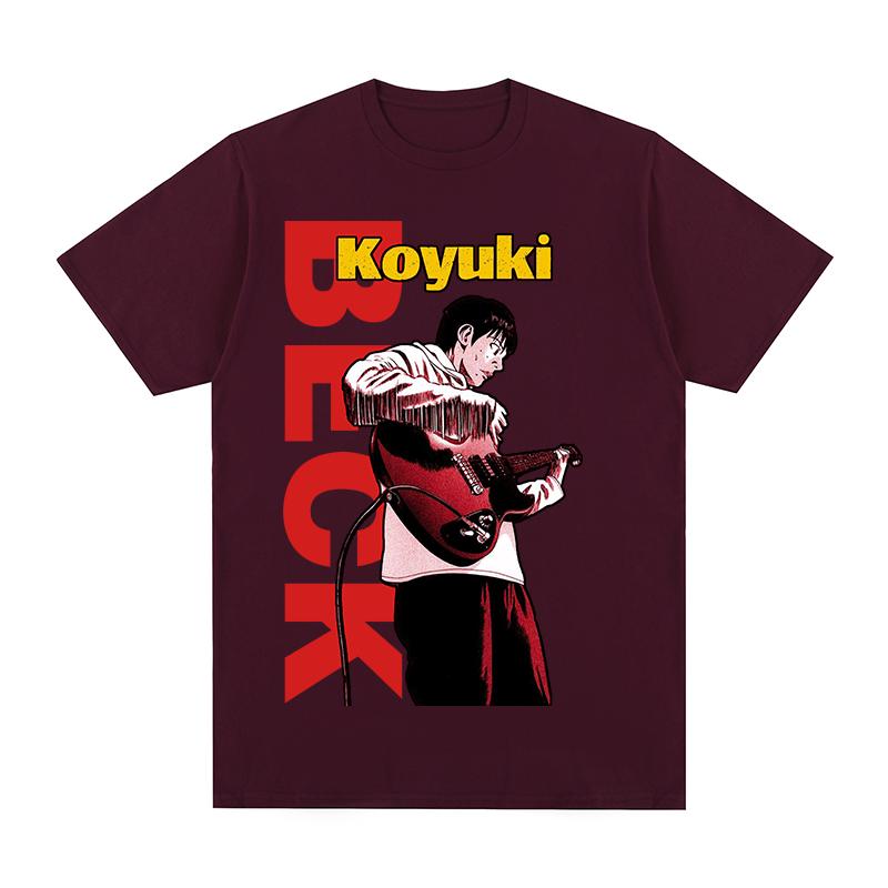 Beck KOYUKI t-shirt Anime Aesthetic Art Cotton Men T shirt New TEE TSHIRT Womens tops