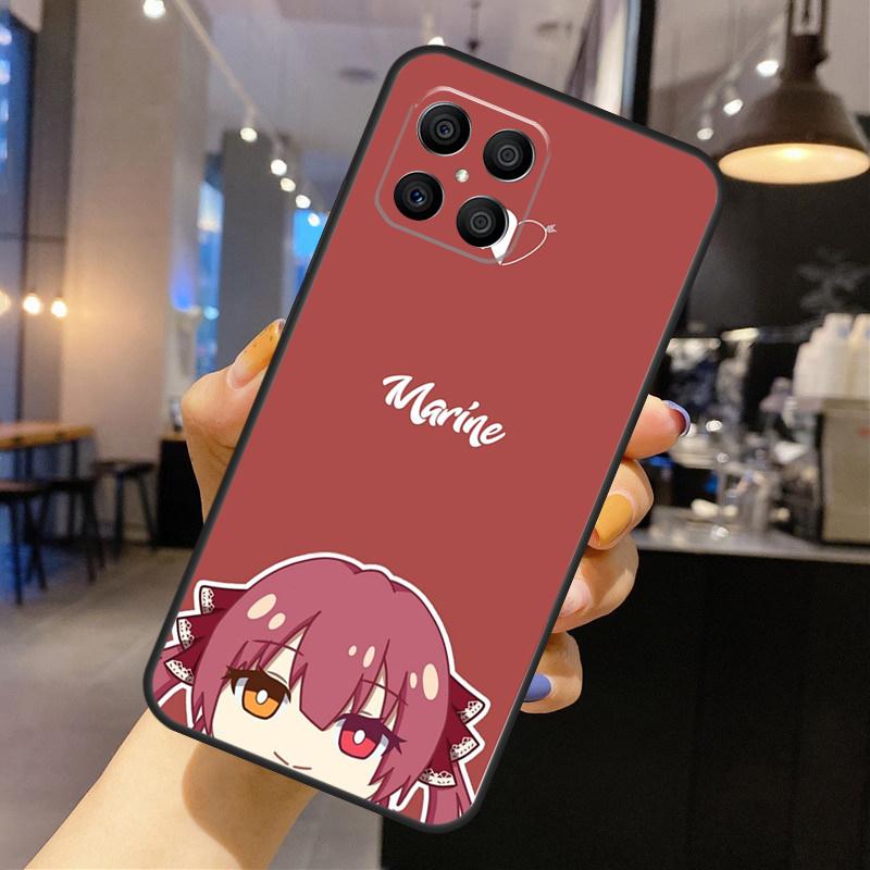 Houshou Marine Hololive For Honor Magic 8 7 6 Lite Case For Honor 200 400 Pro 50 70 90 X8c X8b X9a X9b X9c X9d Win RT