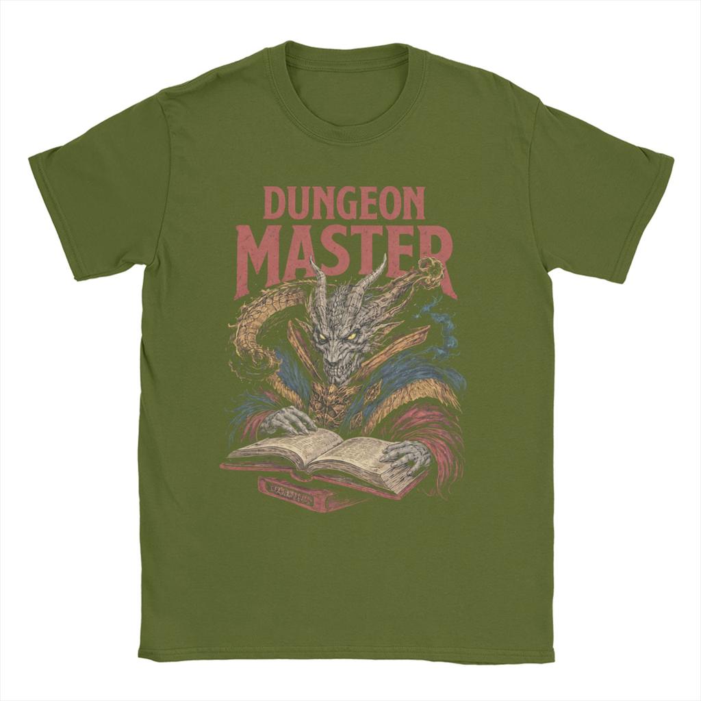 Unisex Womens TShirts Dungeon Dragon DnD Master Hipster 100 Cotton Tee Shirt Short Sleeve T Shirts O Neck Clothes Summer