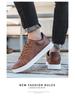 Męskie Lekkie Oddychające Skórzane Buty Casual - Modne Sneakersy w Stylu Koreańskim na Wiosnę i Jesień