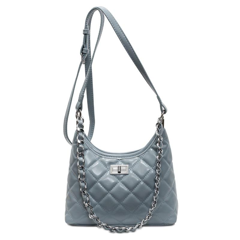 Hot Sale In Spring and Summer, Korean Xiaoxiangfeng Rhombus Chain, Underarm Bag, Versatile Commuting, Foreign Style Light Luxury Casual Messenger Bag