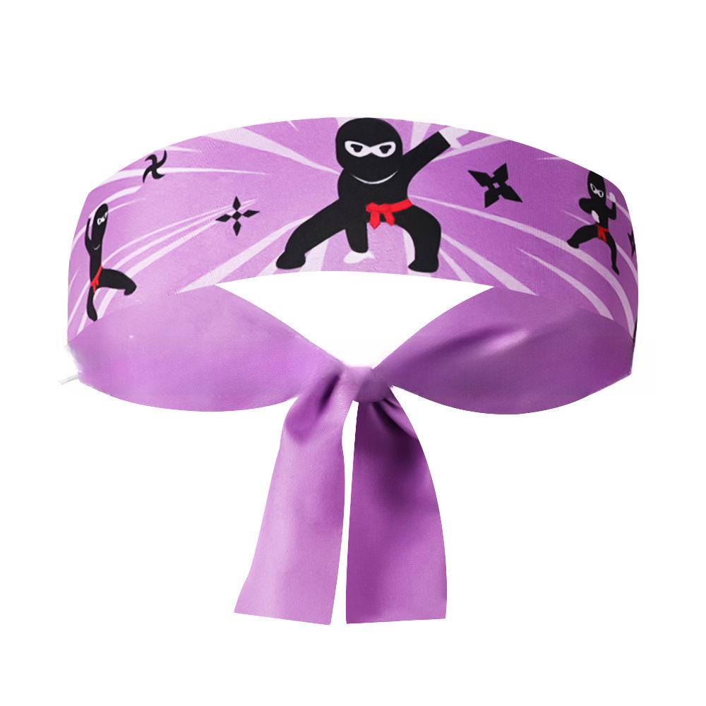 

Kids Ninja Samurai Karate Headband Party Gift Decor Hairband for Birthday Theme Supplies