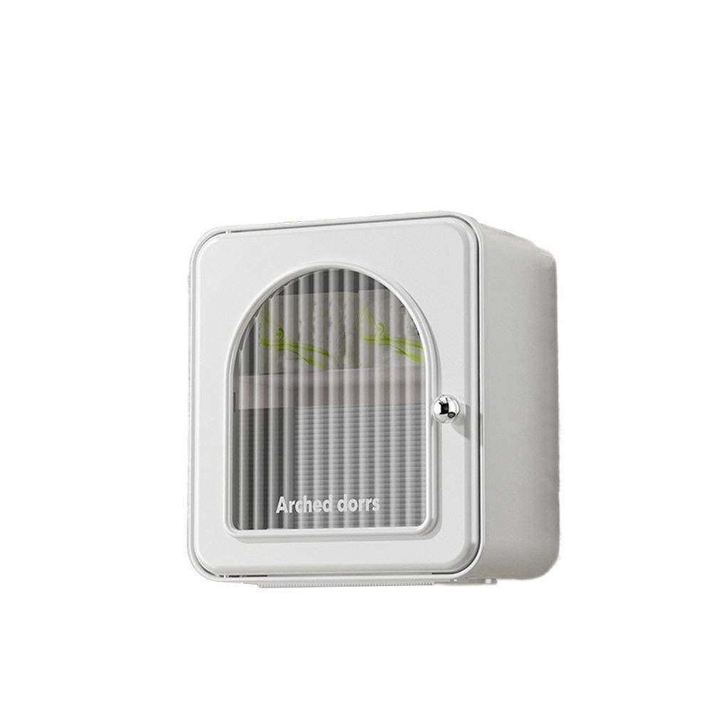 Wall-Mounted Toilet Paper Rack Plastic Tissue Holder Creative Roll Paper Storage Box  for Home