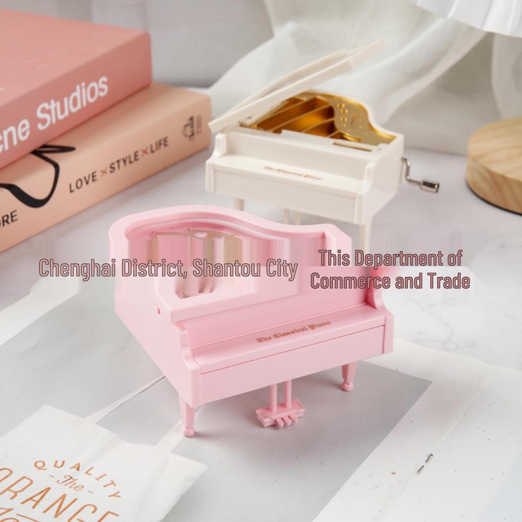 Eight-Tone Dancing Piano Music Box for Valentine's Day or Birthday Cake Decoration.