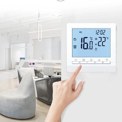 Programmable Temperature Controller Room Thermostat Digital LCD Display Touch Screen Controller Floor Heating Gas Boiler