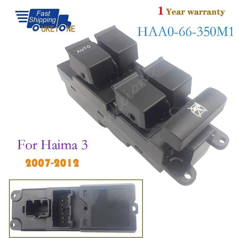 HAA0-66-350M1 For Haima 3 2007-2012 Front Left Electric Power Window Switch lifter Control regulator Button Car Accessories