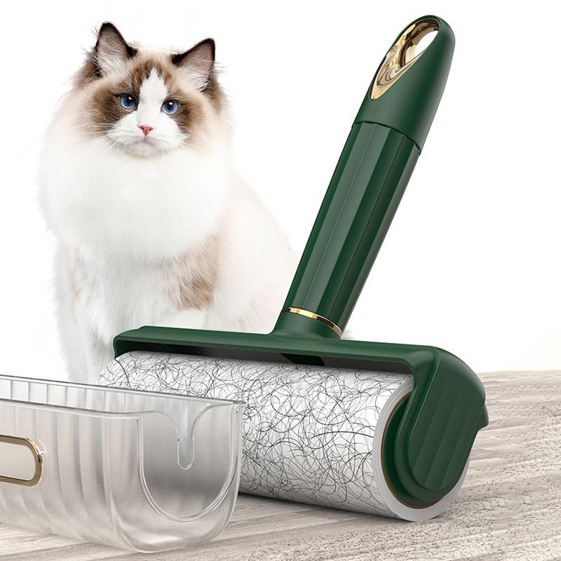 Hair Sticking Device Portable Household Drum-type Roll Paper Clothing Hair Removal and Ball Removal Device Tearable Widening Pet Hair Sticking Device