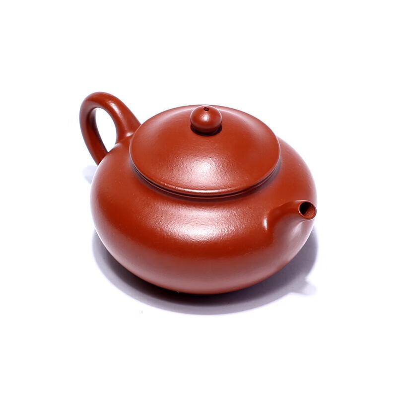 Bailiniyong Yixing Zisha Pure Handmade Cinnabar Clay Teapot