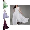 Elegant Women Long Formal Evening Prom Party Bridesmaid Chiffon Ball Gown Cocktail Dress For Special Occasions
