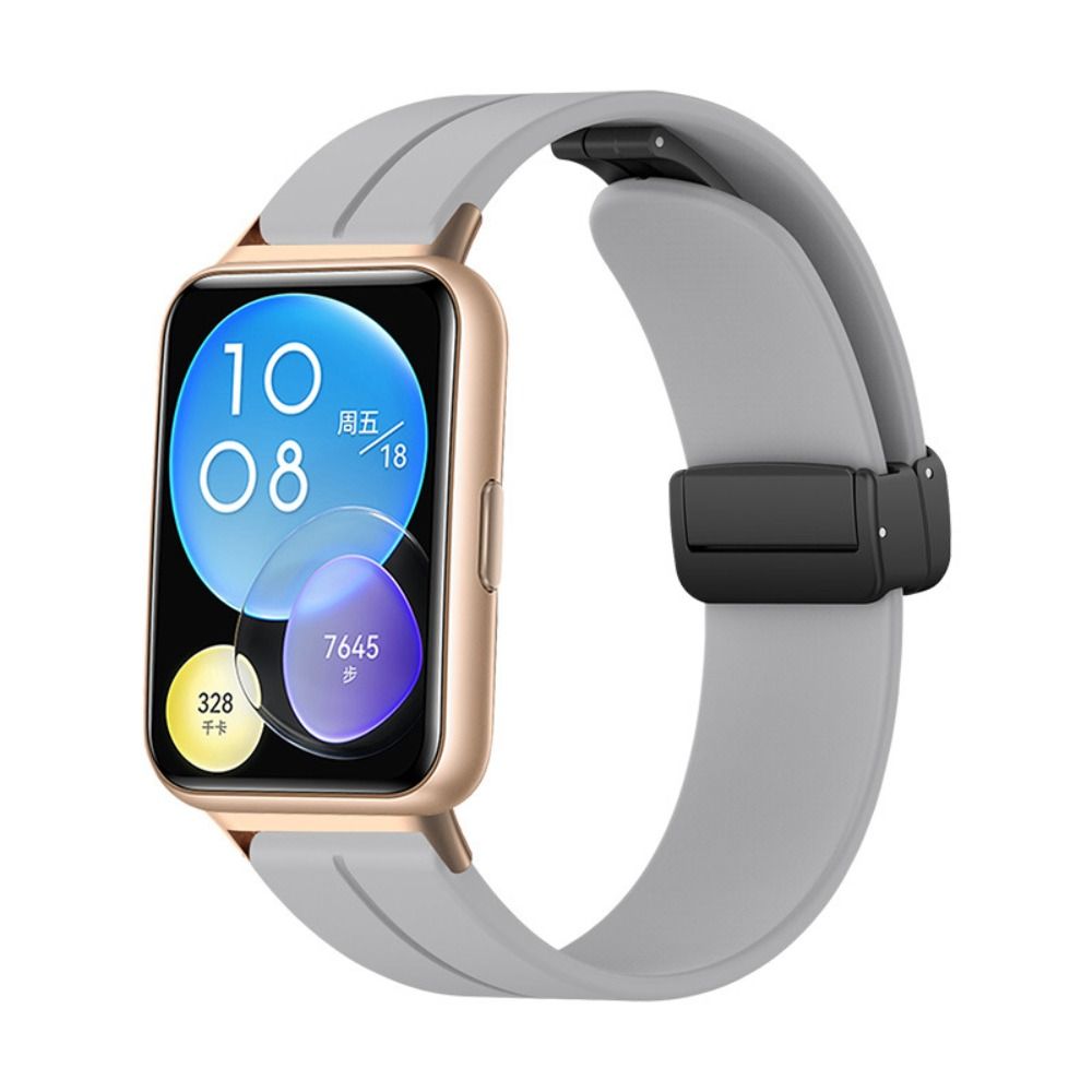Magnetic Silicone Strap Replacement Watch Band New Bracelet for Huawei Watch FIT 2