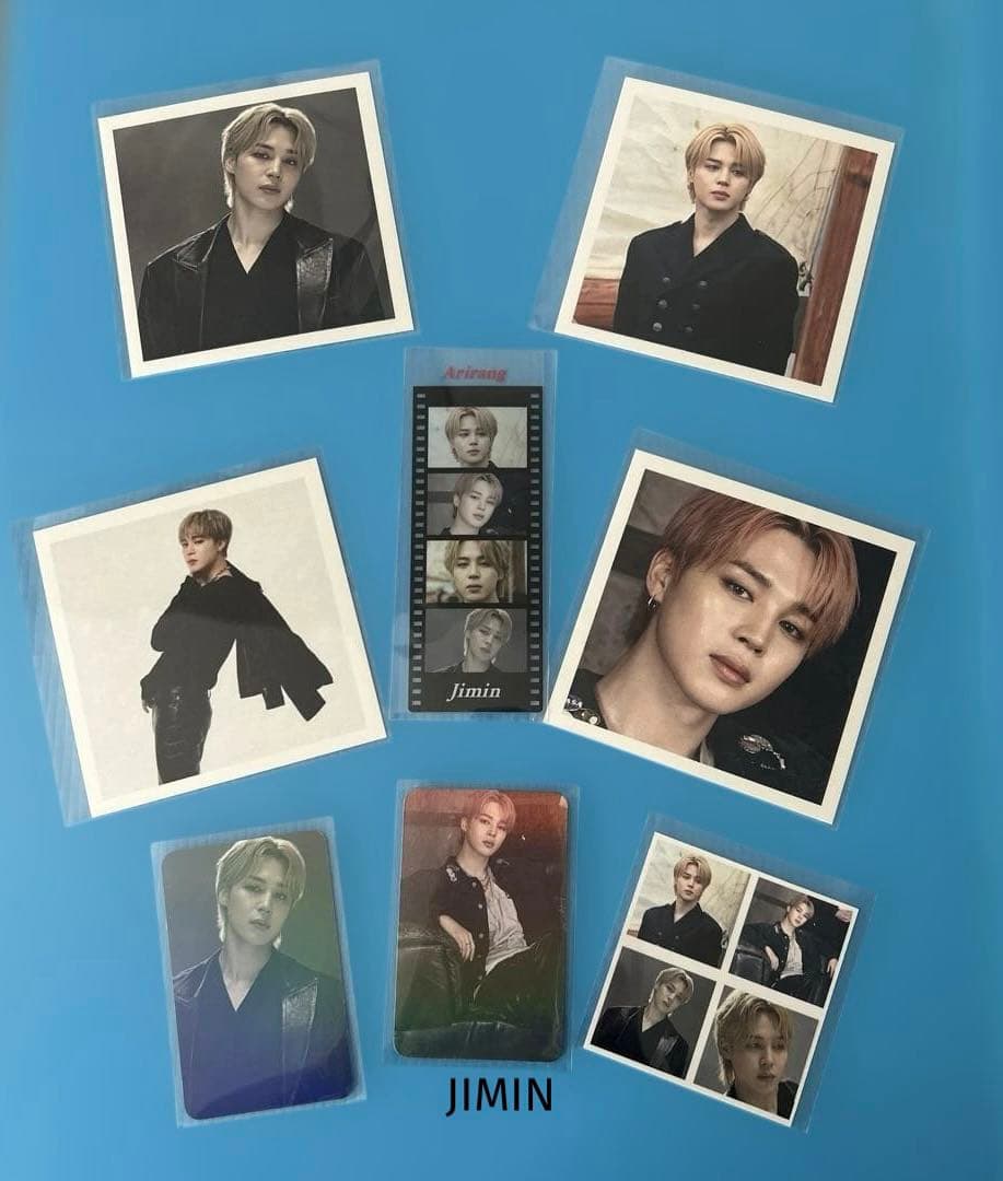 [USED] BTS JIMIN Square Photo Film Bookmark Hologram Photocard