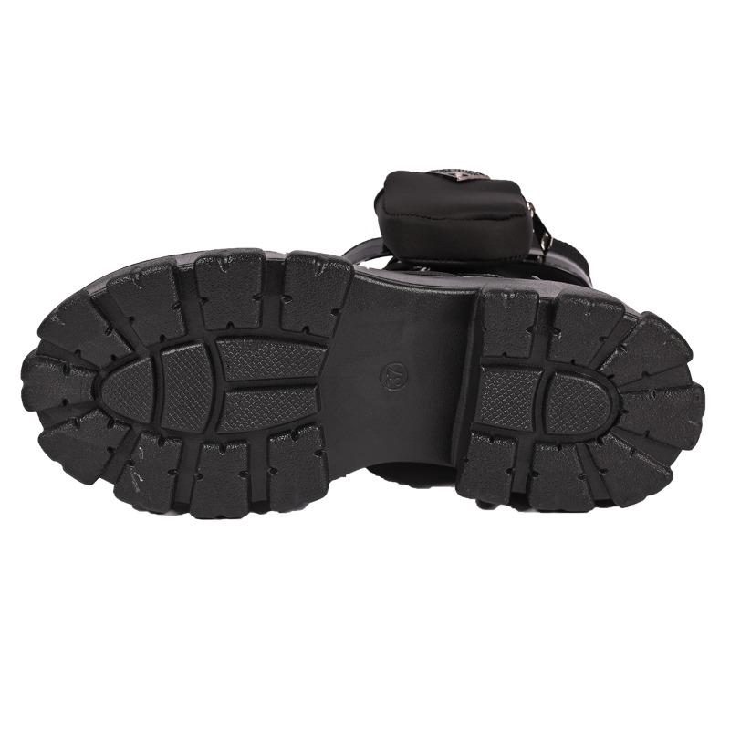Winter High Quality Lace-up Ladies Shoes Fashion Round Toe Belt Buckle Modern Women's Boots Women Hot Sale Plus Size Ankle Boots